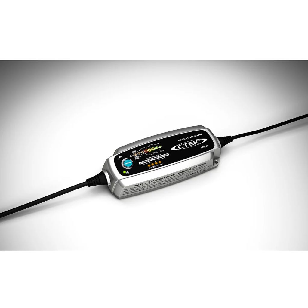 Ctek Mxs 5.0 12v - Chargeur De Batterie Et Mainteneur De Charge Automatique - 8 Etapes - Compensation De Temperature