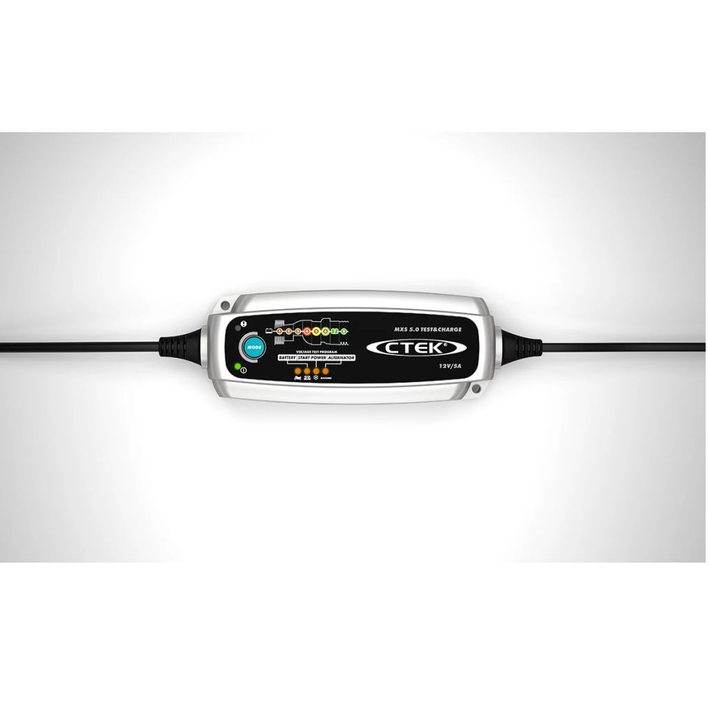 Ctek Mxs 5.0 12v - Chargeur De Batterie Et Mainteneur De Charge Automatique - 8 Etapes - Compensation De Temperature