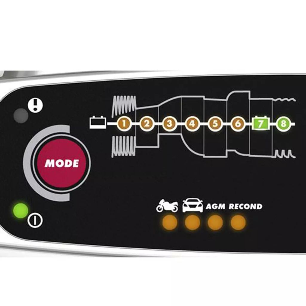 Ctek Mxs 5.0 12v - Chargeur De Batterie Et Mainteneur De Charge Automatique - 8 Etapes - Compensation De Temperature