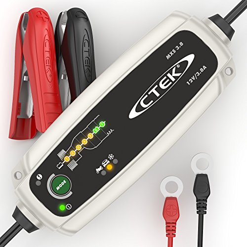 Ctek Mxs 3.8 - Chargeur De Batterie Et Mainteneur De Charge Automatique - Batteries De 12v - 7 Etapes