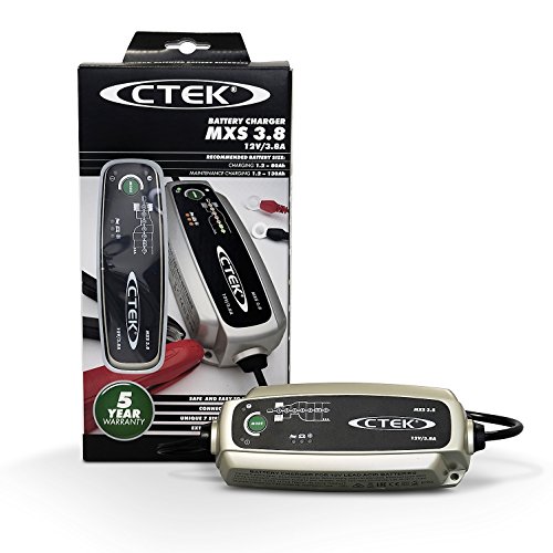 Ctek Mxs 3.8 - Chargeur De Batterie Et Mainteneur De Charge Automatique - Batteries De 12v - 7 Etapes