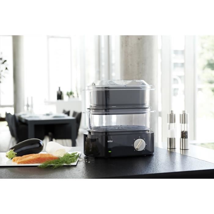 Cuiseur Vapeur Braun Identity Fs 5100 850w Turbo Vapeur Minuteur