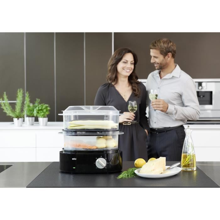 Cuiseur Vapeur Braun Identity Fs 5100 850w Turbo Vapeur Minuteur