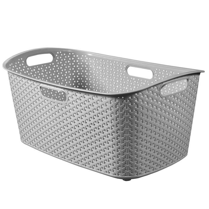 Curver Panier A Linge My Style 47 L Argent