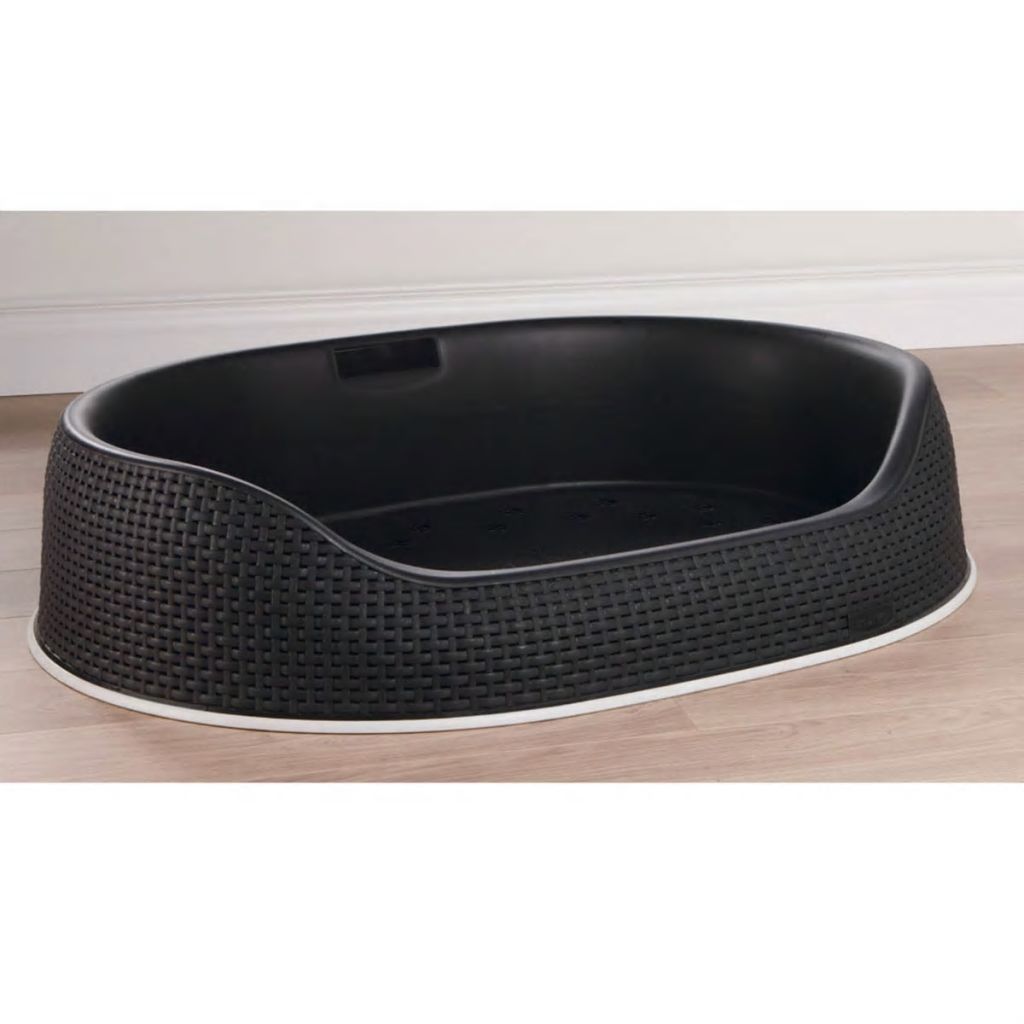 Panier Curver Noir Pour Chien Et Chat Taille M L 87 X L 69 X H 19 Cm