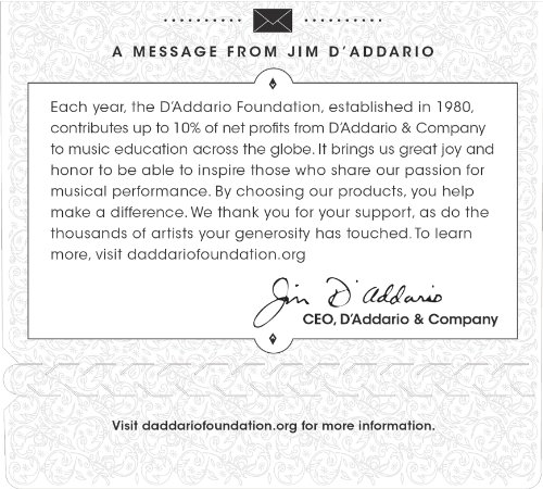 D'addario And Co Ej50 Pro-arte Black Nylon Tirant Fort