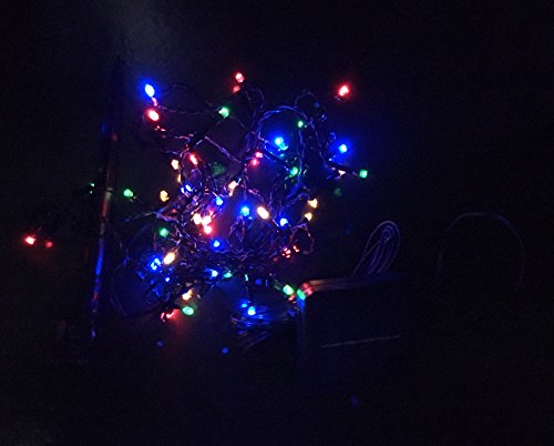 Guirlande Solaire Multicolore 50 Led 5 Metres Extint