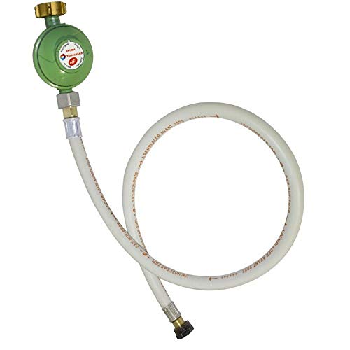 Detendeur Gaz Propane 37 Mbar + Tuyau Gaz Butane/propane Souple 1.50 M
