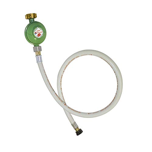 Detendeur Gaz Propane 37 Mbar + Tuyau Gaz Butane/propane Souple 1.50 M
