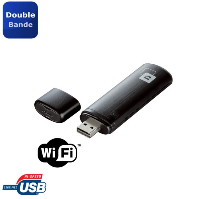 D Link Cle USB WiFi 300mbps Dual Band DWA 182