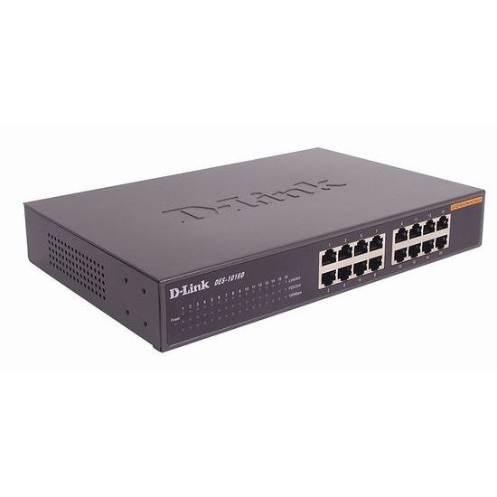 D-link Des 1016d - Commutateur - Non Gere - 16 X 10/100 - De Bureau, Montable Sur Rack