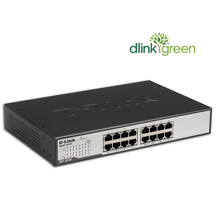 D-link Dgs 1016d - Commutateur - Non Gere - 16 X 10/100/1000 - De Bureau, Montable Sur Rack