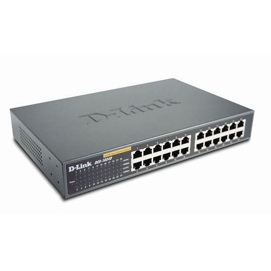 D-link Des 1024d - Commutateur - 24 Ports - Non Gere - Ordinateur De Bureau, Montable Sur Rack