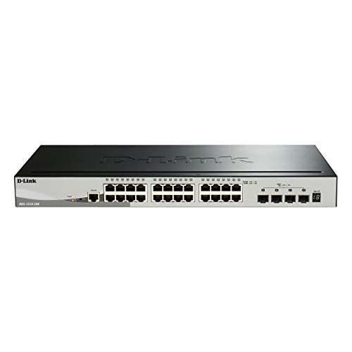 D Link Dgs 1510 Commutateur De Reseau Gere L3 Gigabit Ethernet 10 100 1000 Full Duplex Grille De Montage