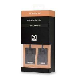 Cable Vga D2diffusion 18 M Noir Vis Moletees