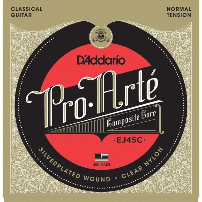 D'addario And Co Ej45c Pro-arte Composite Tirant Normal