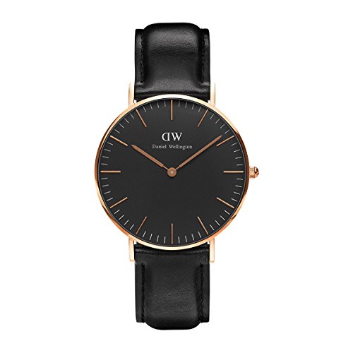Montre Homme Daniel Wellington Classic En Cuir Noir Homme