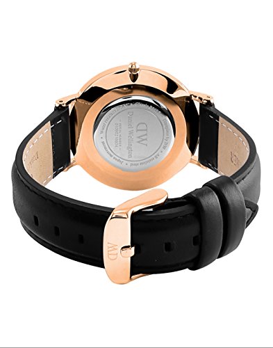 Montre Homme Daniel Wellington Classic En Cuir Noir Homme