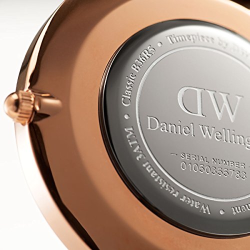 Montre Homme Daniel Wellington Classic En Cuir Noir Homme