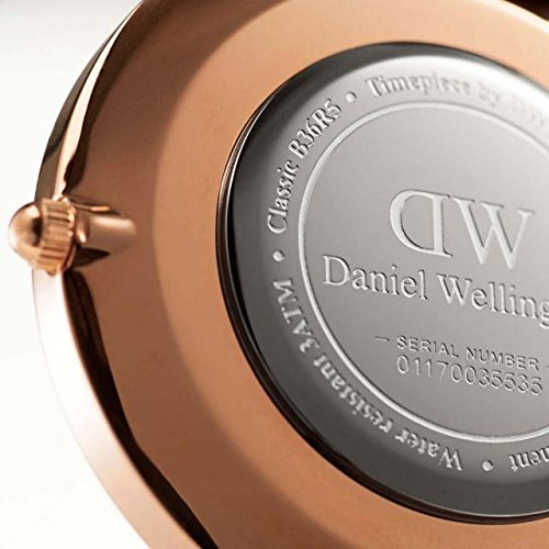 Montre Homme Daniel Wellington Classic En Cuir Noir Homme