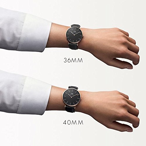 Montre Homme Daniel Wellington Classic En Cuir Noir Homme