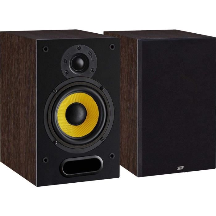 Davis Acoustic Mia20 Bois Fonce Paire Enceintes Bibliotheque - 2 Voies 2 Haut-parleurs