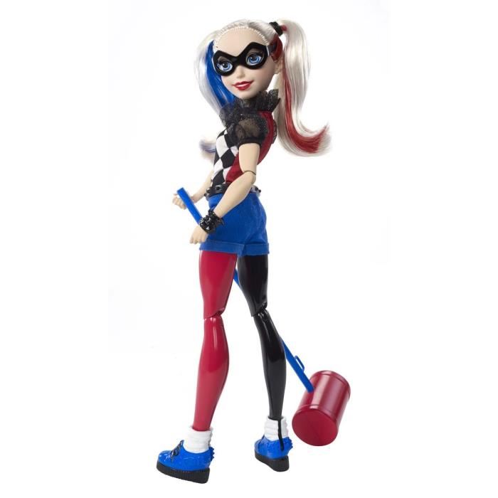 DC Super Hero Girls - Poupee 30 cm deluxe Harley Quinn