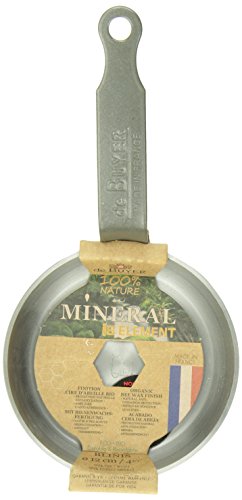 Poele a blinis tole de fer blanc Mineral B Element 12 cm De Buyer