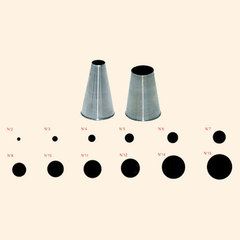 De Buyer Douille Unie - Inox - Diametre : 8 Mm