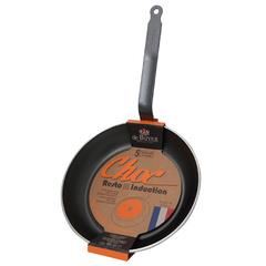 Poele Anti Adhesive De Buyer Choc Resto Induction O20cm Hauteur 112cm Manche Fixe