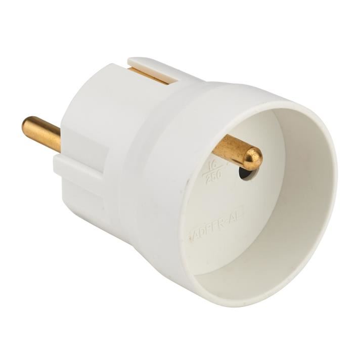 Adaptateur France Vers Allemagne Avec Terre 701100 Debflex