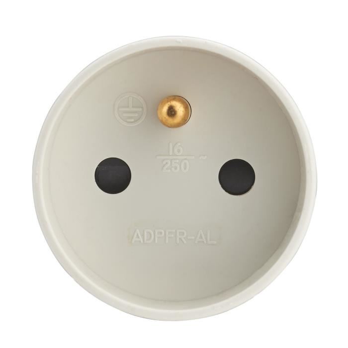 Adaptateur France Vers Allemagne Avec Terre 701100 Debflex