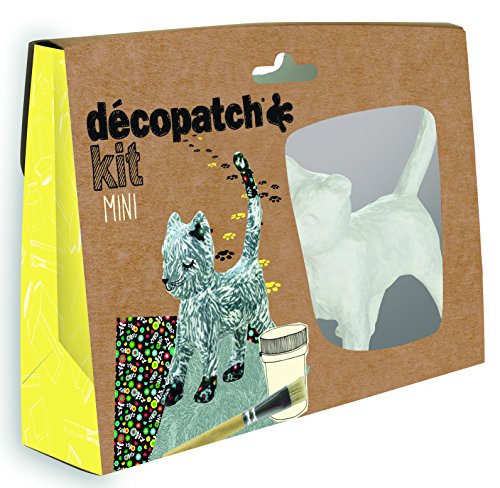 Mini Kit Creatif Decopatch : Chat Aille Unique Coloris Unique