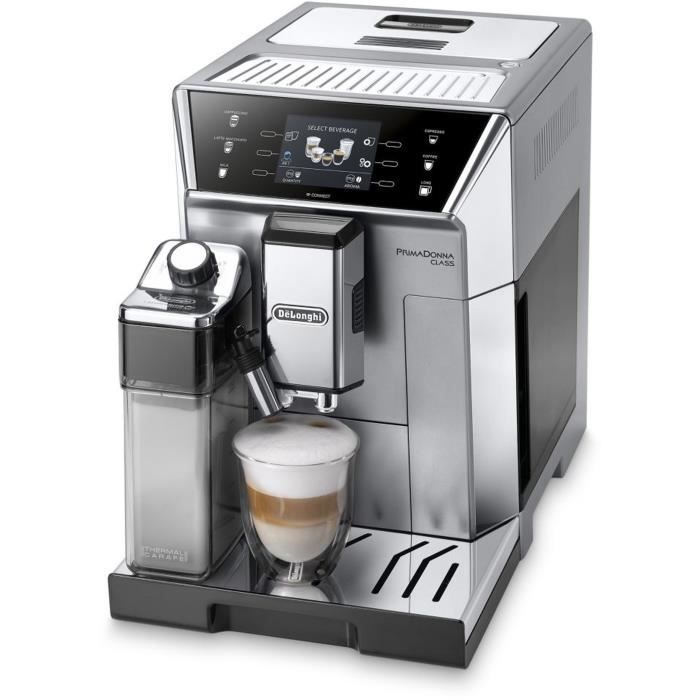 Delonghi Primadonna Class Ecam 550.75.ms - Machine A Cafe Automatique Avec Mousseur A Lait - 19 Bar - Metallique/noir