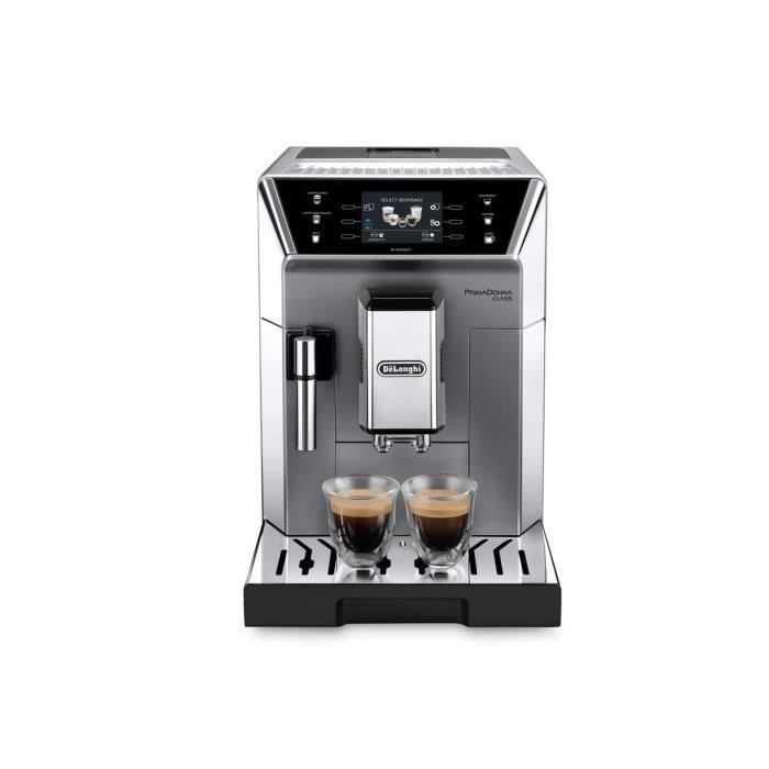 Delonghi Primadonna Class Ecam 550.75.ms - Machine A Cafe Automatique Avec Mousseur A Lait - 19 Bar - Metallique/noir