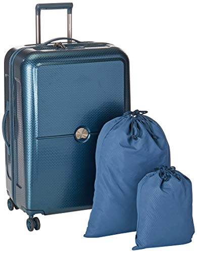 Delsey Paris - Turenne - Valise Grande Taille Rigide - 70x47x29 Cm - 81 Litres - L - Bleu Nuit