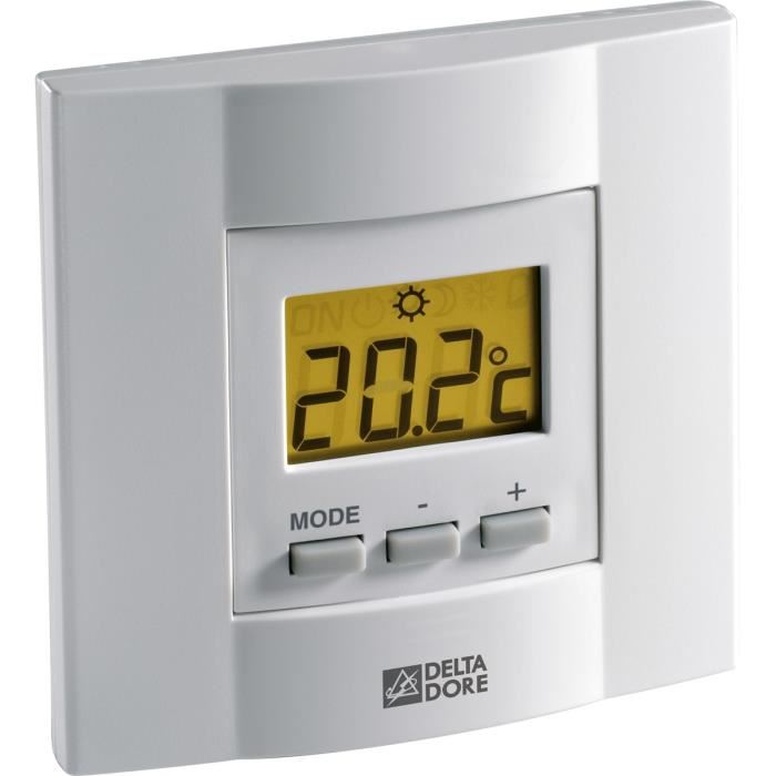 Delta Dore Thermostat D'ambiance Filaire A Touches Pour Chaudiere Tybox 21