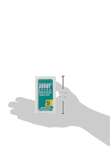 Lames De Rasoir Doubles Derby Chrome Ceramique 100 Lames Compatibles Rasoirs De Surete Tranchantes