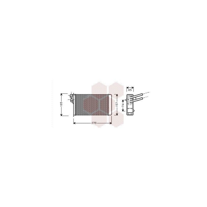 Van Wezel 03006097 Radiateur De Chauffag