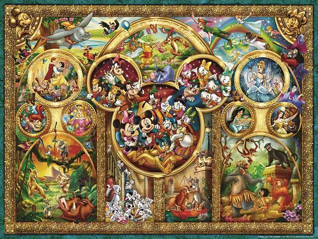 Puzzle les plus beaux themes Disney - 1000 pieces - Ravenburger