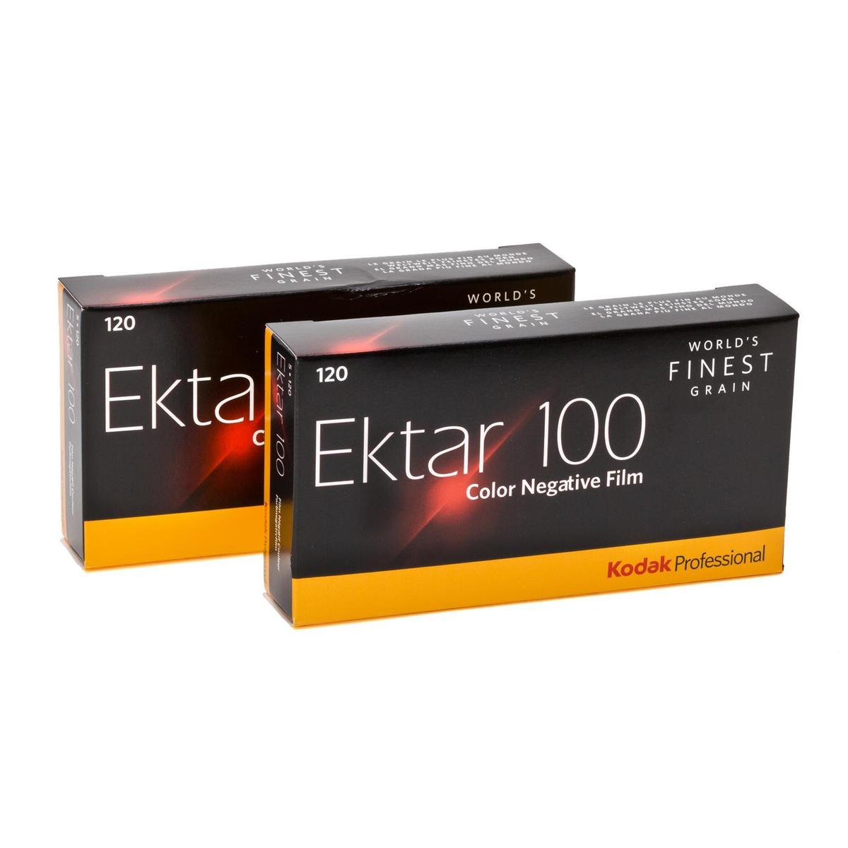 Pellicule Papier Couleur Kodak Professional Ektar 100 - 120 (6 Cm) - Iso 100 - 5 Rouleaux