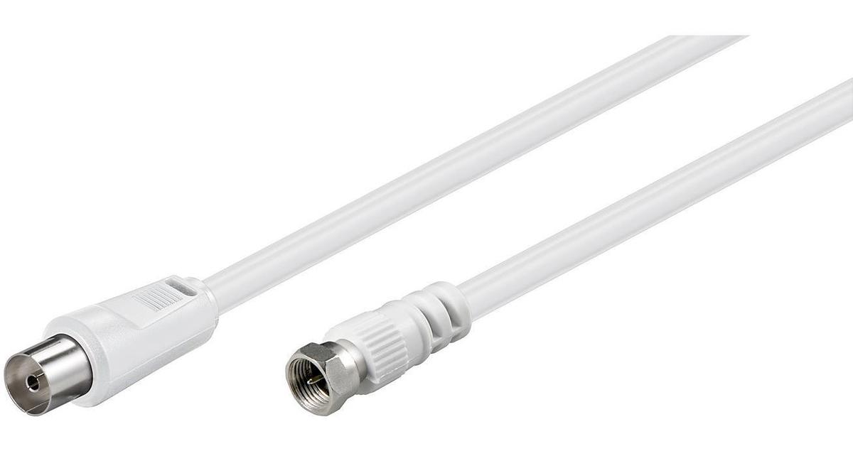 Cable Dantenne Coaxial Rg59 - Marque - Male Vers Fiche-f 75 Ohms Femelle - 5.0m