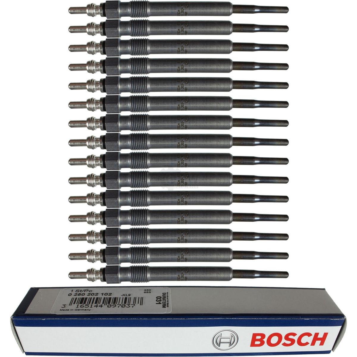 Bougie De Préchauffage Bosch GLP013 Duraterm - Fiable Pour Démarrages Rapides Moteur Diesel - 1 Pièce