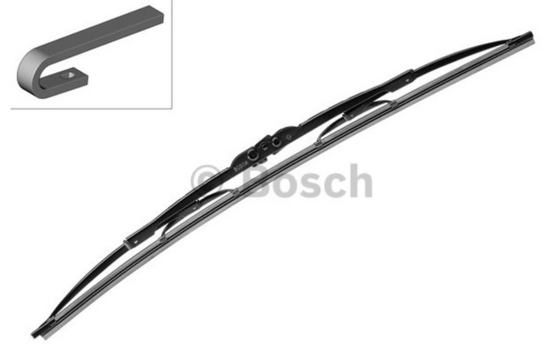 Balai D'essuie-glace Bosch Twin H380, 370mm, Arriere, 1 Piece