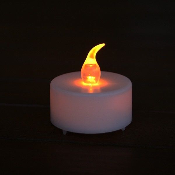 24 Bougies a Led Jaune Effet Flamme - ECLAIRAGE DESIGN
