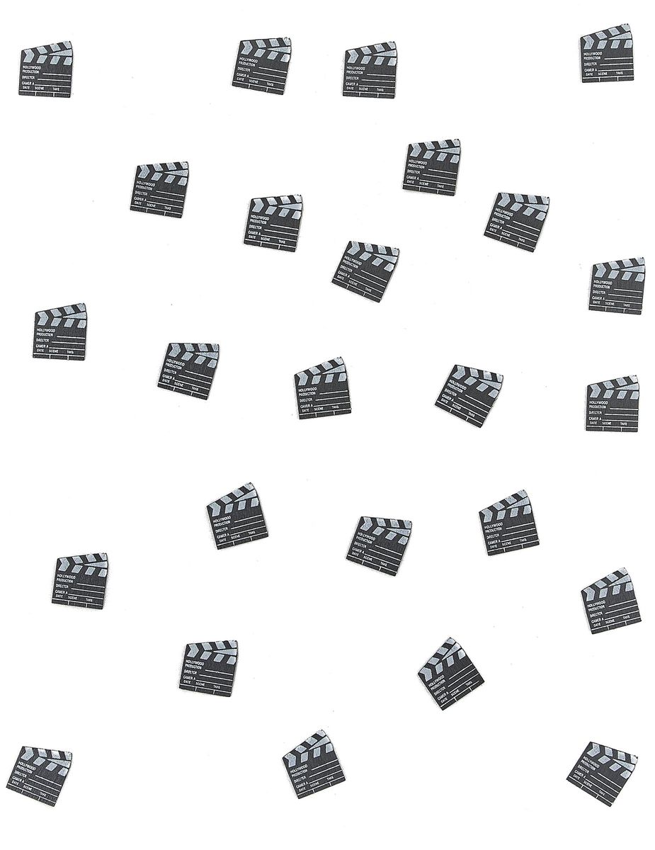 25 Confettis Clap De Cinema