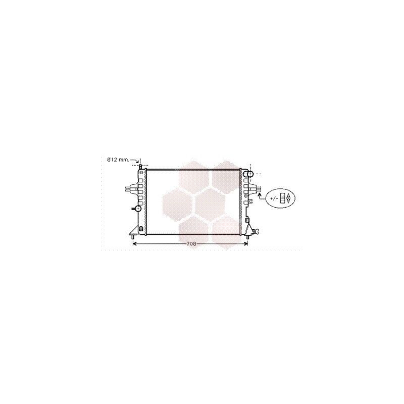 Van Wezel 37002296 Radiateur