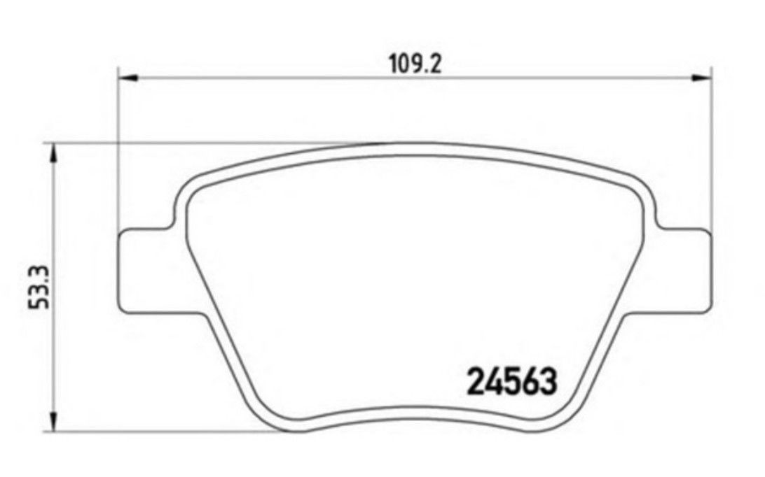 BREMBO - Kit de plaquettes de frein, frein a disque