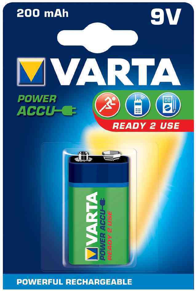 Pile batterie 9V / E Block Varta Power Accu Varta 56722 1x