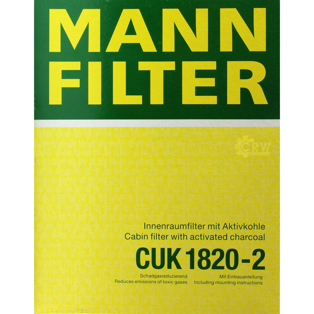 Mann Filter Filtre Dhabitacle Cuk1820 2